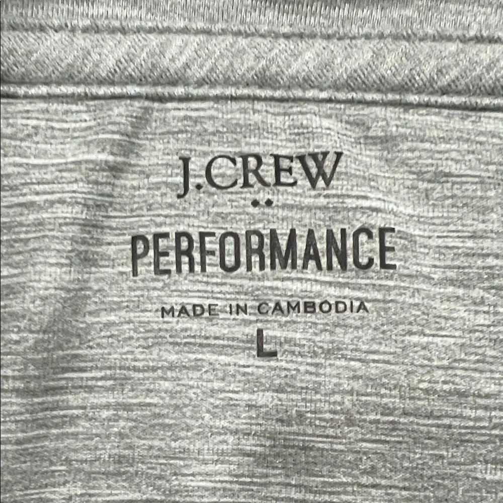 J. Crew Men's Classic Gray Polo Shirt